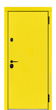 Входная дверь Пиктор (вид снаружи) - купить в Краснодаре