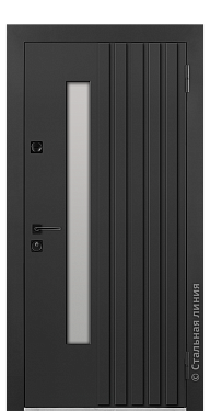 Входная дверь Эльвина (вид снаружи) - купить в Краснодаре
