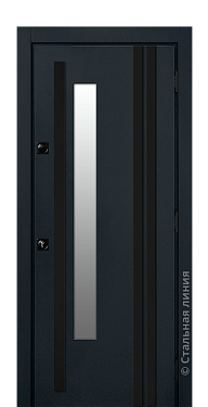 Входная дверь Баслер (вид снаружи) - купить в Краснодаре