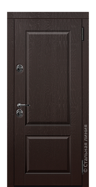 Входная дверь Дельфа (вид снаружи) - купить в Краснодаре