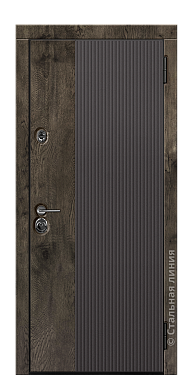 Входная дверь Кобург (вид снаружи) - купить в Краснодаре