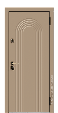 Входная дверь Рифлессо - вид снаружи Входная дверь Рифлессо (вид снаружи) - купить в Краснодаре